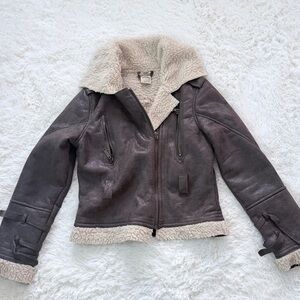 Jou Jou Bratz Style Faux Leather Biker Jacket Size Large